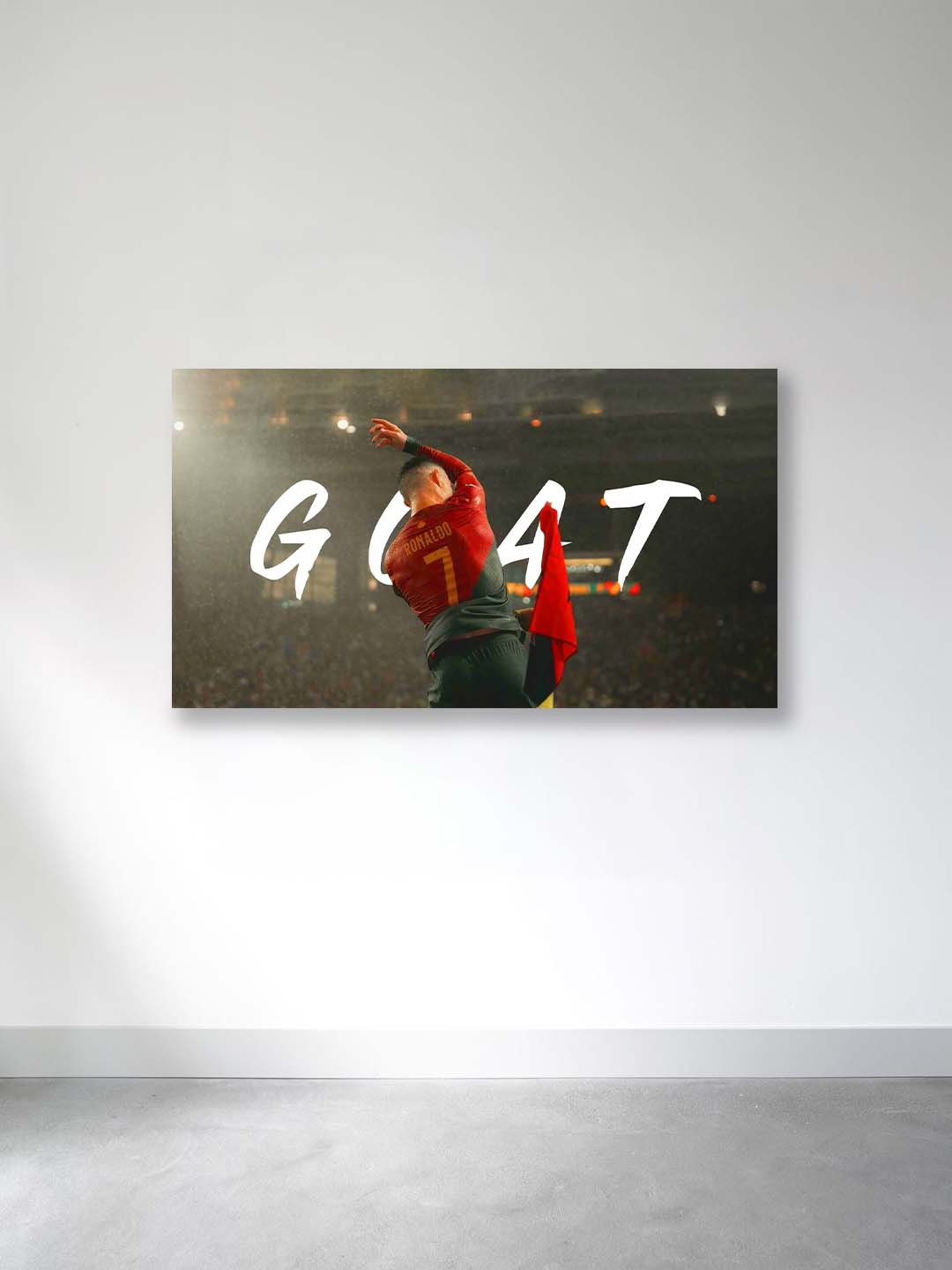 “Cristiano Ronaldo” – Red Legacy Canvas