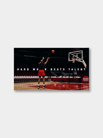 “Hard Work Beats Talent” – Discipline Canvas