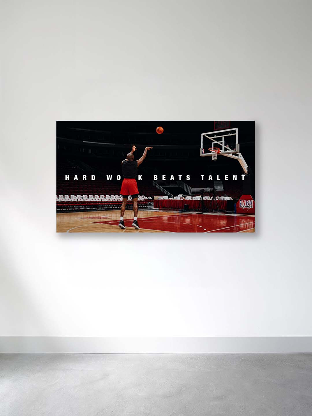“Hard Work Beats Talent” – Discipline Canvas