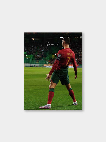 “Siuuu” – Iconic Moment Canvas