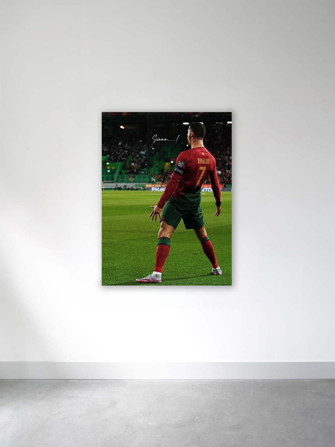 “Siuuu” – Iconic Moment Canvas