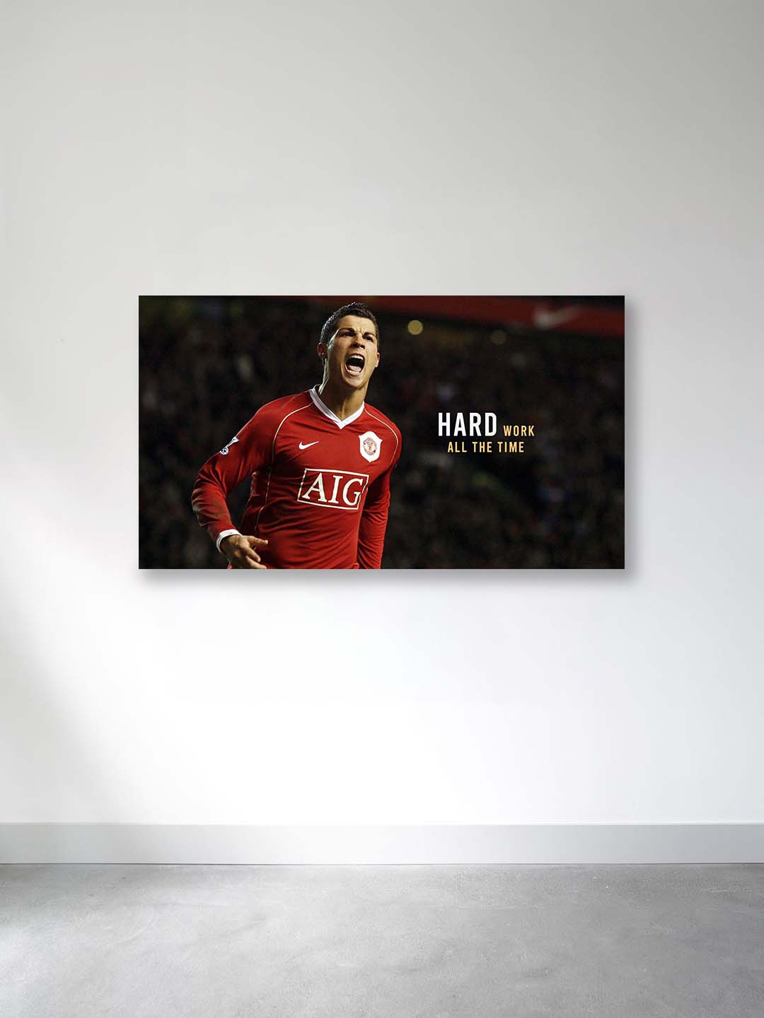 “Hard Work All The Time” – Relentless Drive Canvas