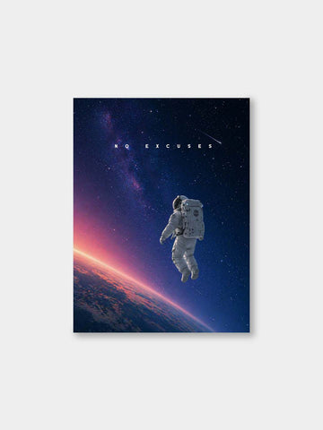 “No Excuses” – Limitless Orbit Canvas