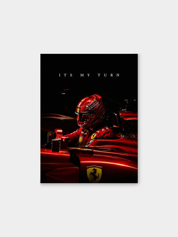 “It’s My Turn” – Racing Dominance Canvas