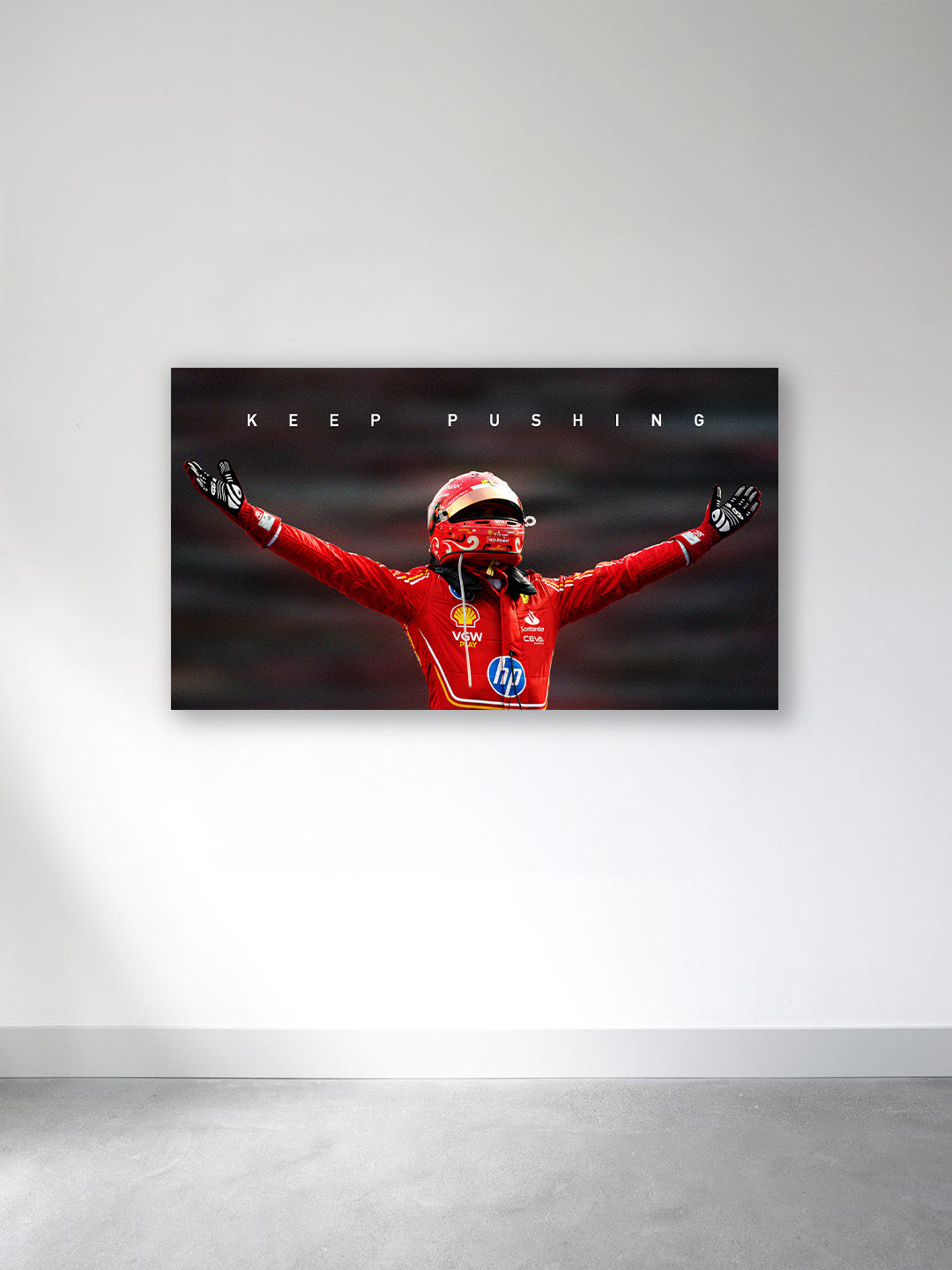 “Keep Pushing” – Victory Moment Canvas