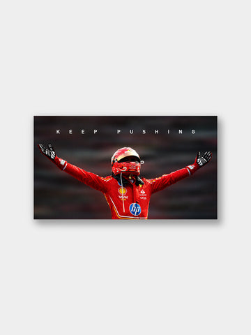 “Keep Pushing” – Victory Moment Canvas