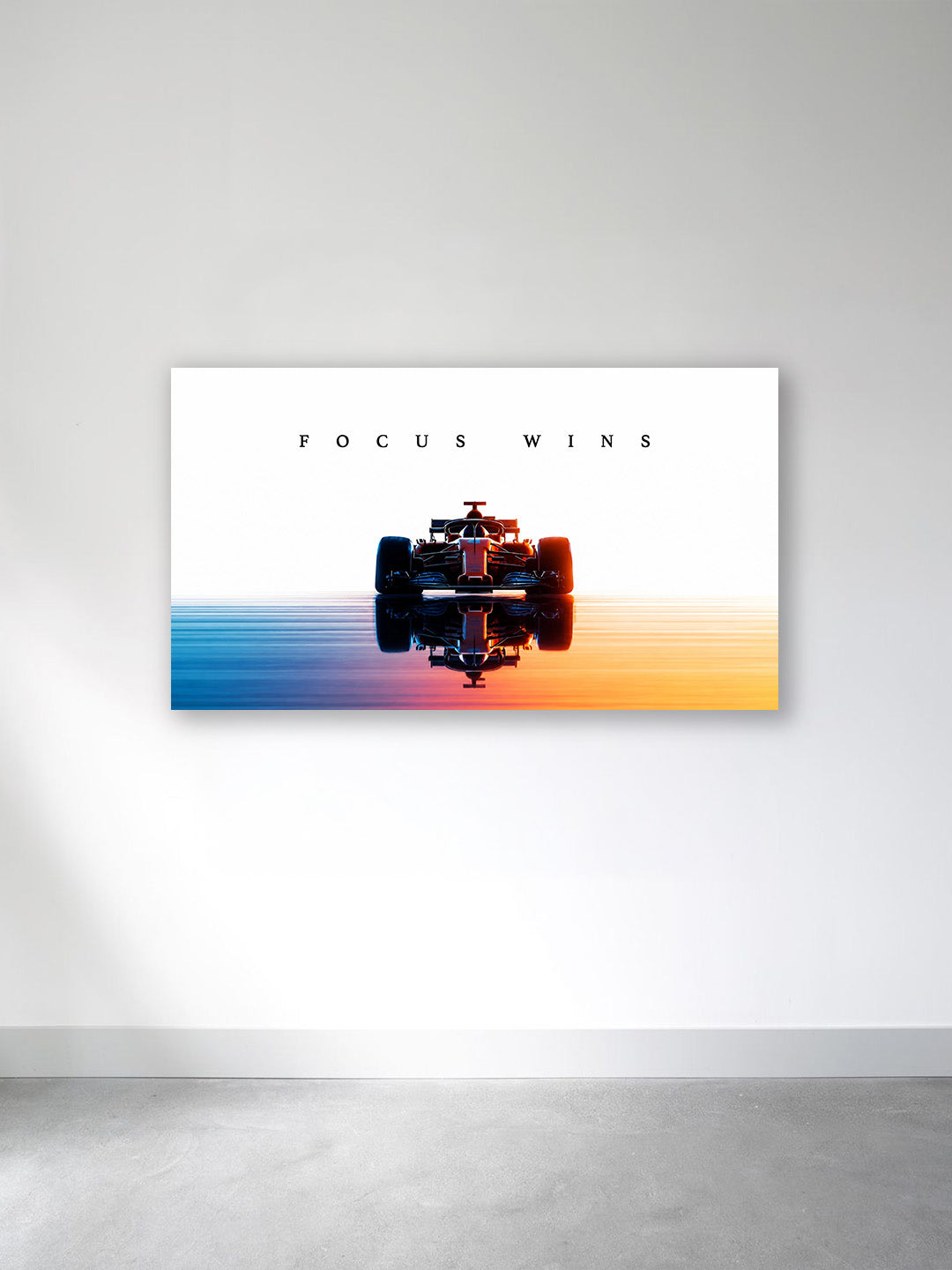 “Focus Wins” – Precision & Clarity Canvas