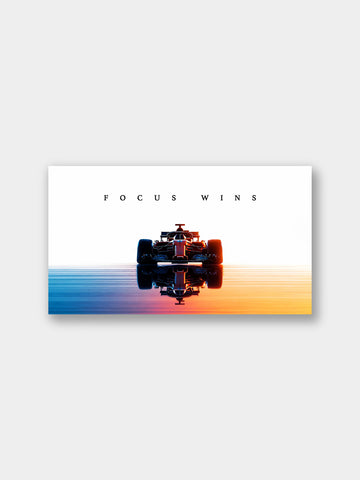 “Focus Wins” – Precision & Clarity Canvas