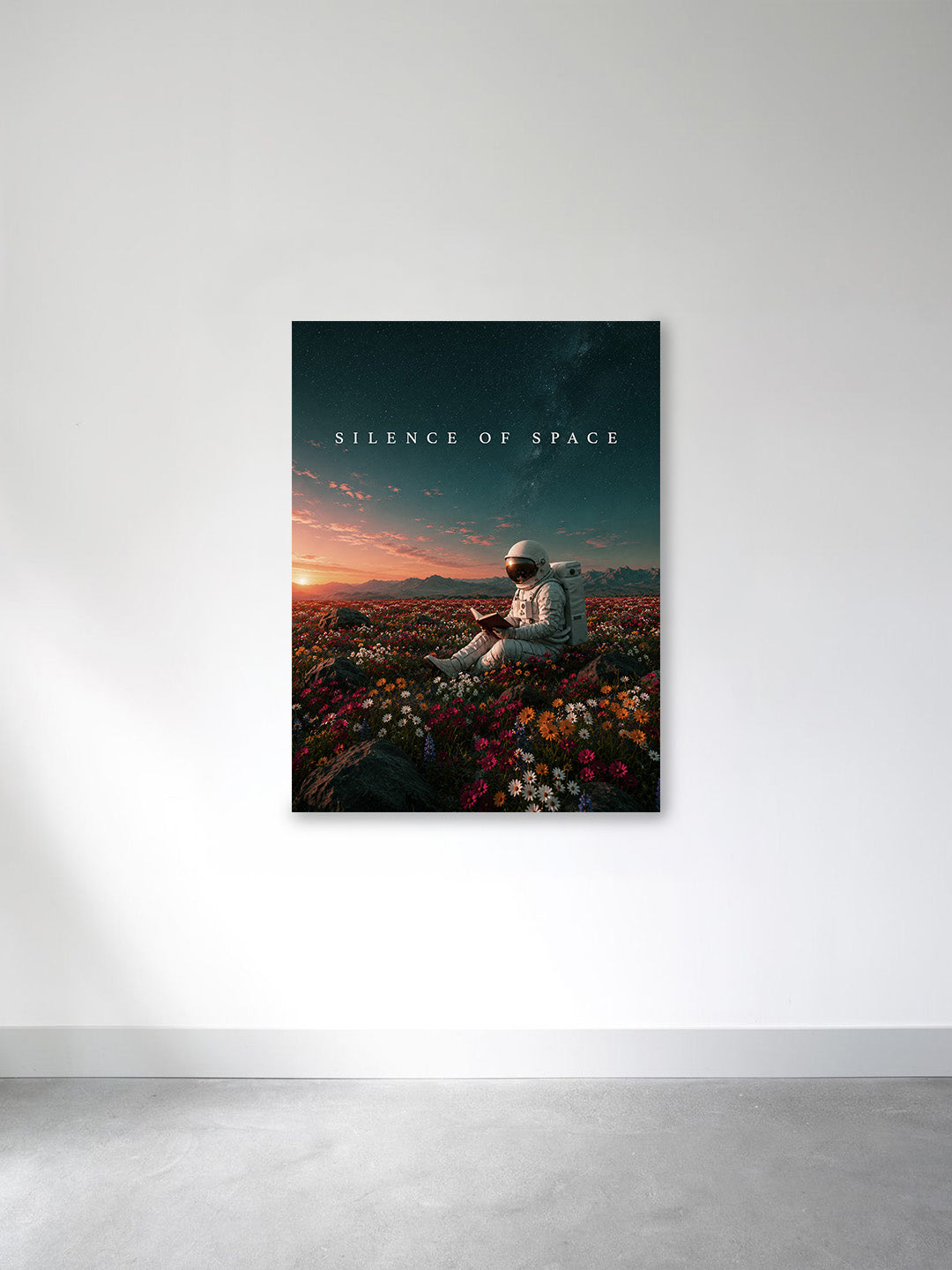 “Silence of Space” – Cosmic Meadow Canvas
