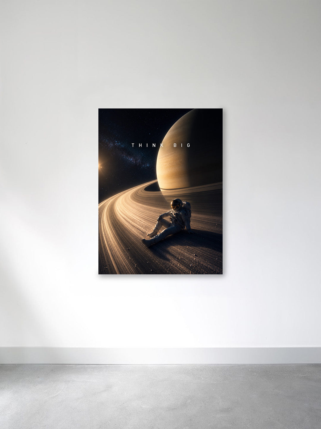 “Think Big” – Cosmic Ambition Canvas