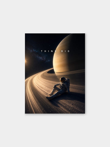 “Think Big” – Cosmic Ambition Canvas