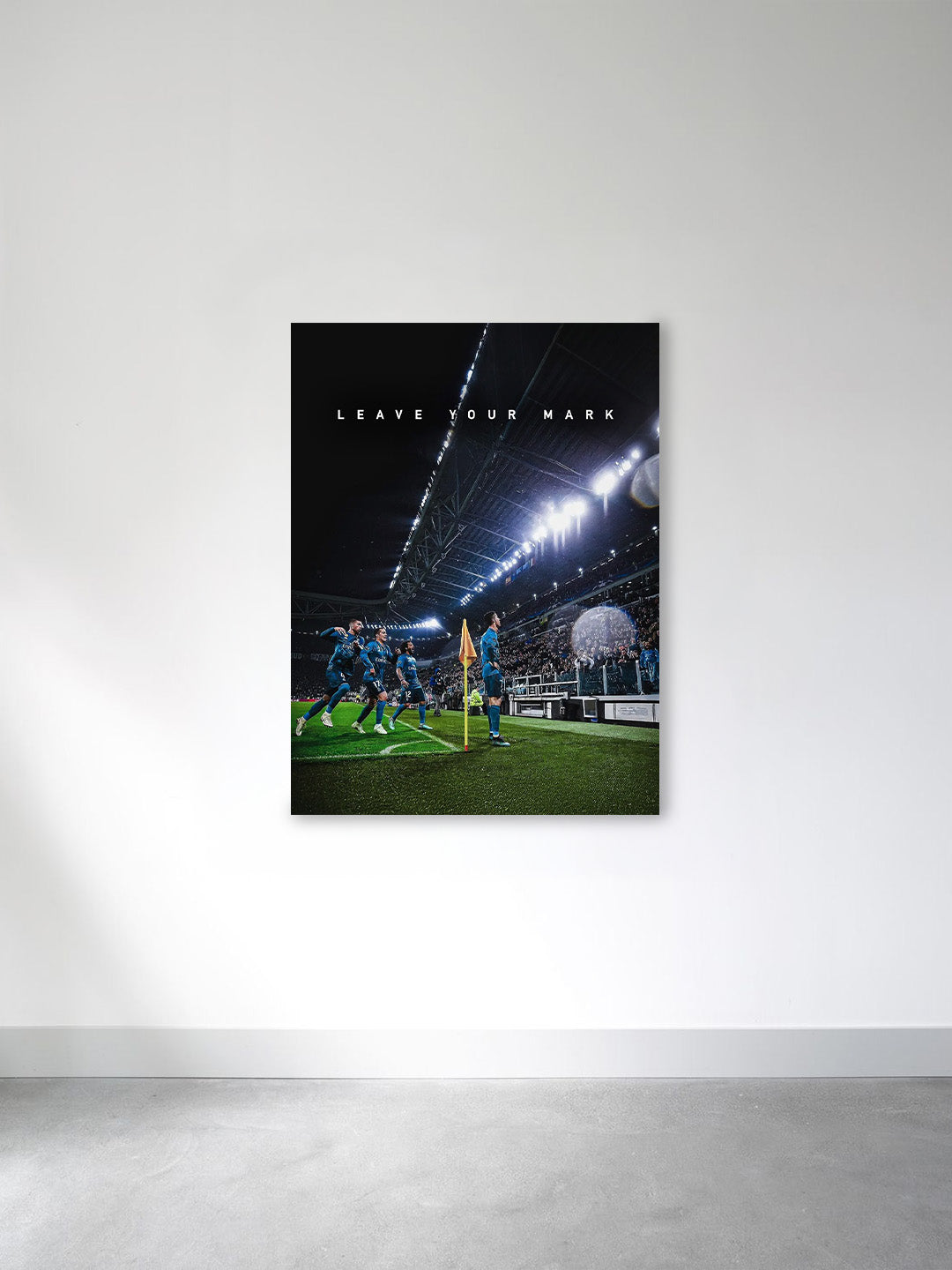“Leave Your Mark” – Victory Night Football Canvas
