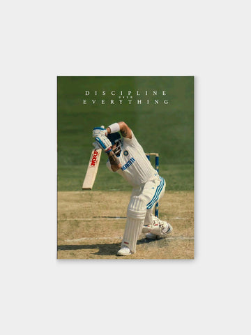 “Discipline Over Everything” – Test Cricket Canvas