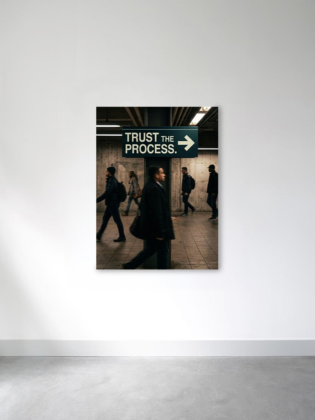 “Trust The Process” – Urban Motivation Canvas