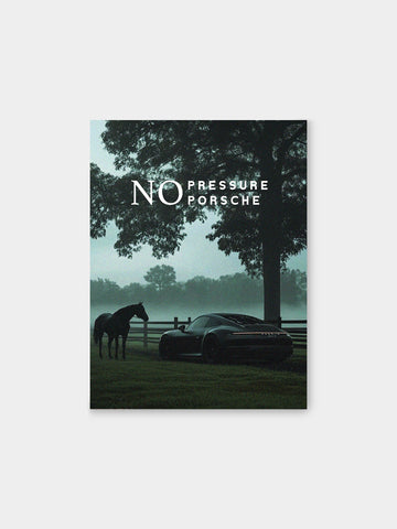 “No Pressure Porsche” – Luxury Calm Drive Canvas
