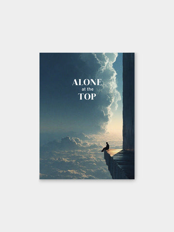 “Alone At The Top” – Skybound Ambition Canvas