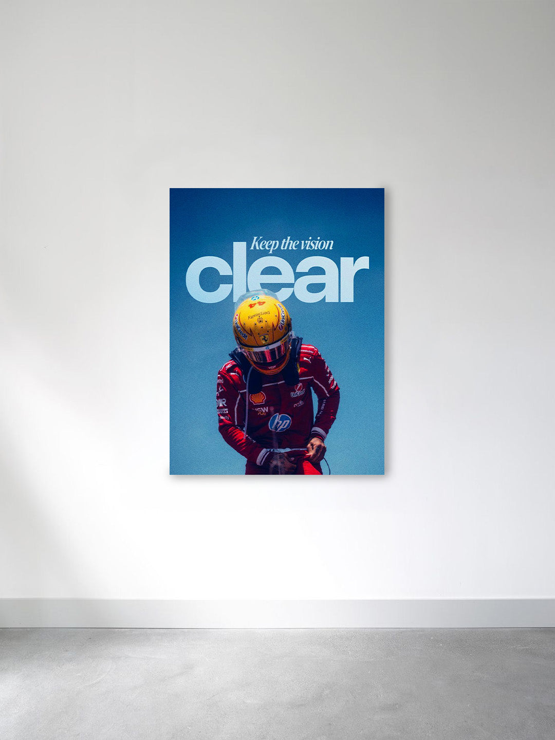 “Keep the Vision Clear” – Racing Motivation Canvas