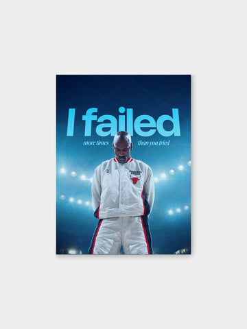 “I Failed More Times Than You Tried” – Success Through Failure Canvas