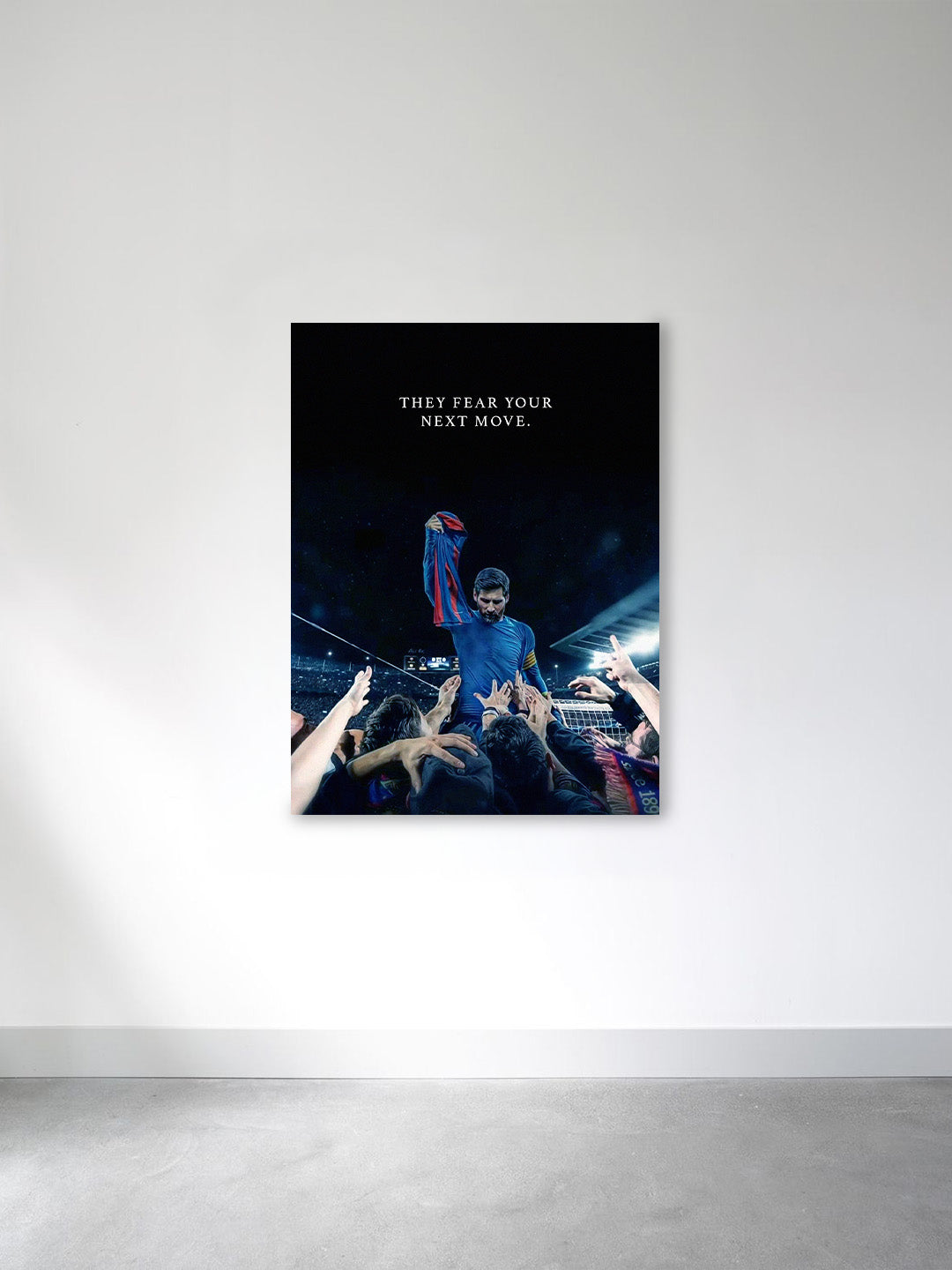 “They Fear Your Next Move” – Elite Football Motivation Canvas