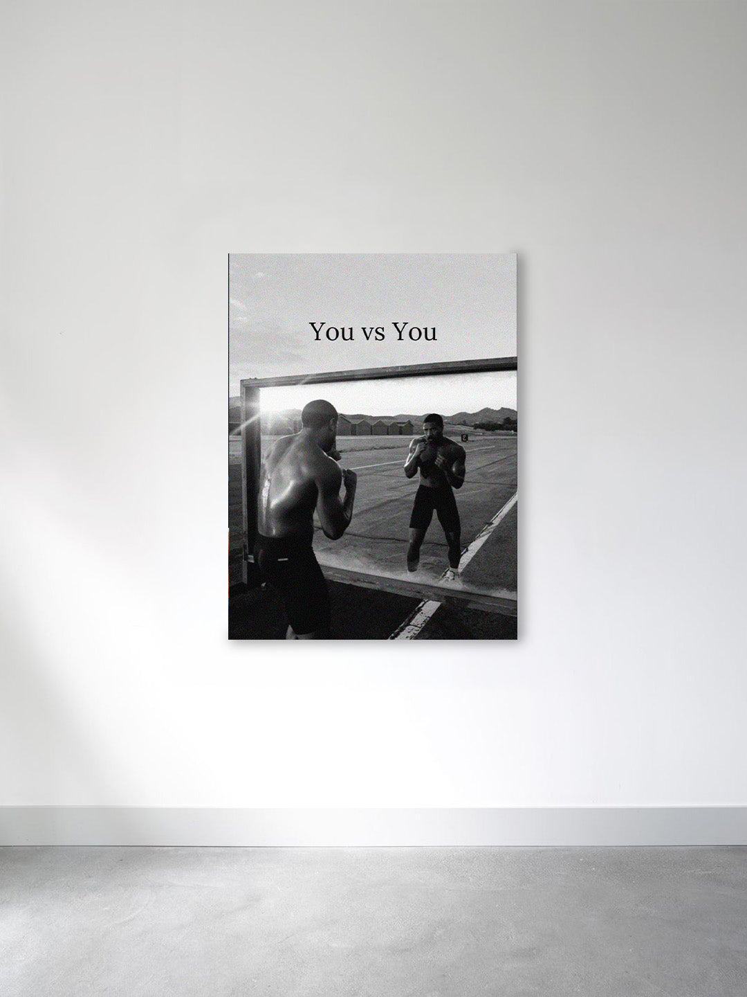 “You vs You” – Self-Discipline Motivation Canvas