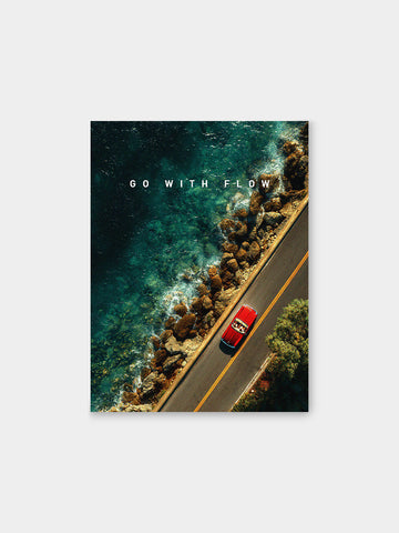 “Go With Flow” – Coastal Freedom Canvas