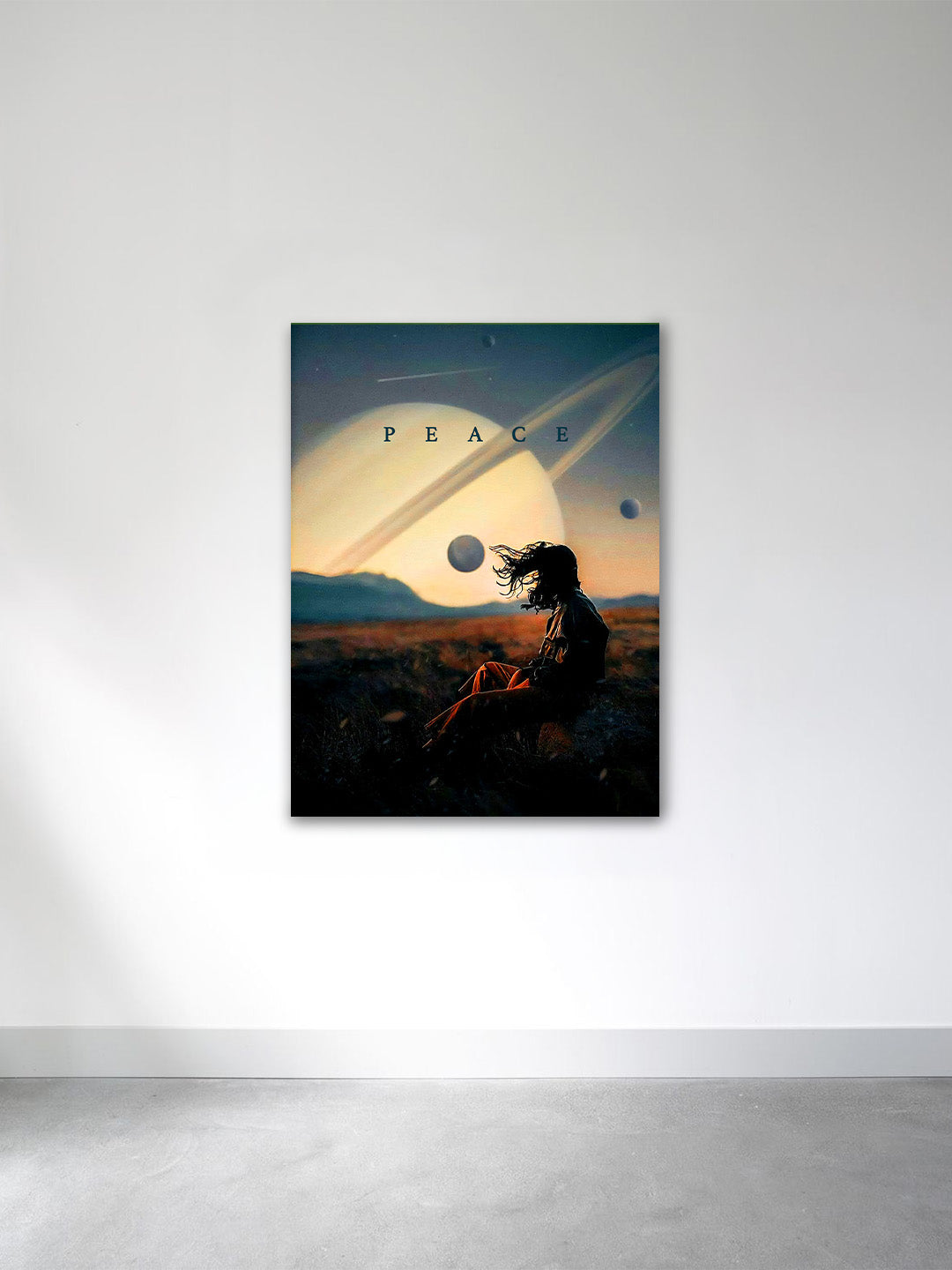 “Peace” – Cosmic Serenity Canvas