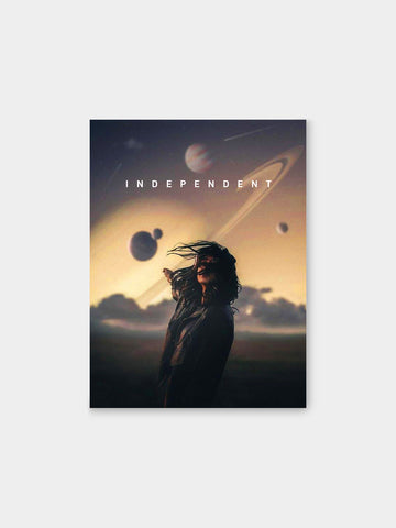 “Independent” – Cosmic Freedom Canvas