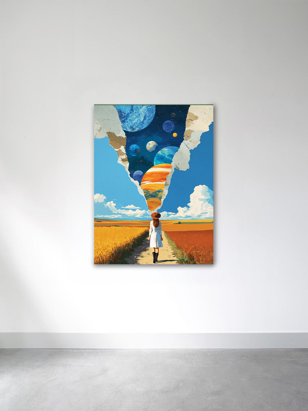 “Beyond Reality” – Cosmic Journey Canvas