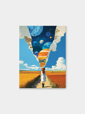 “Beyond Reality” – Cosmic Journey Canvas