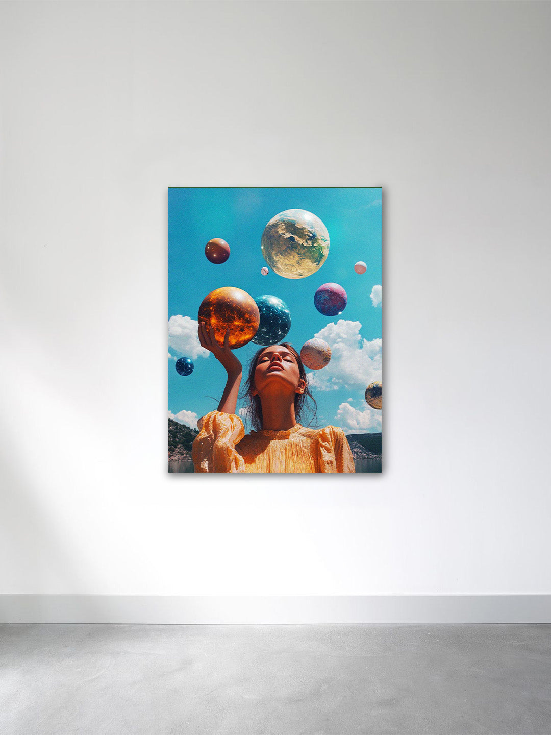 “Universe Within” – Celestial Dreamscape Canvas