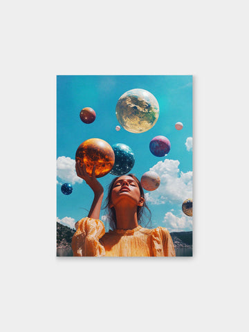 “Universe Within” – Celestial Dreamscape Canvas
