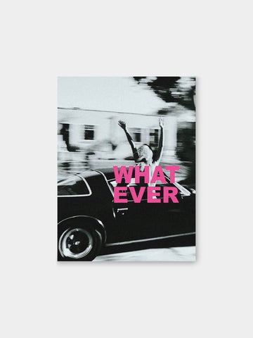 Whatever Canvas Wall Art – Bold Rebellious Aesthetic Poster