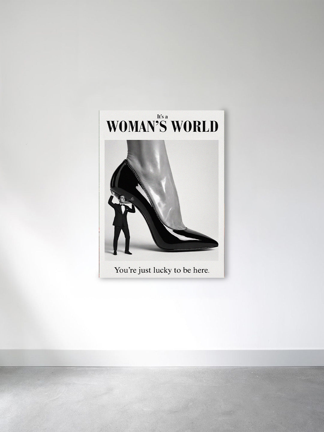 “It’s a Woman’s World” – Bold Feminine Fashion Wall Art