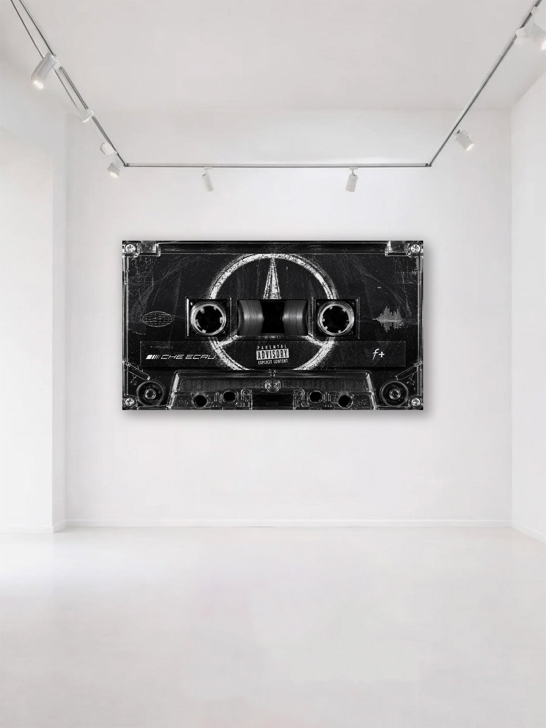 “Dark Frequency” – Underground Cassette Music Wall Art