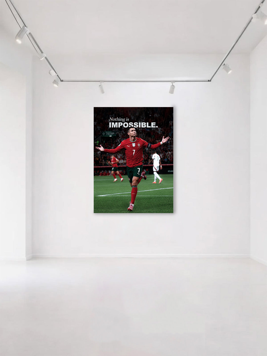 Ronaldo Nothing Is Impossible Canvas Wall Art