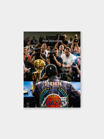Prove Them Wrong Kobe Bryant Canvas Wall Art – Championship Mindset Basketball Artwork