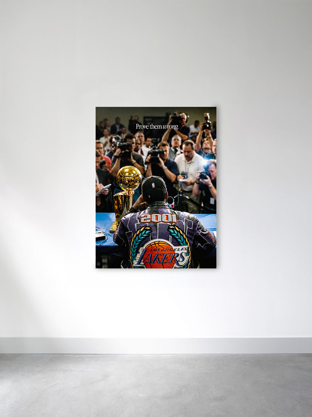 Prove Them Wrong Kobe Bryant Canvas Wall Art – Championship Mindset Basketball Artwork